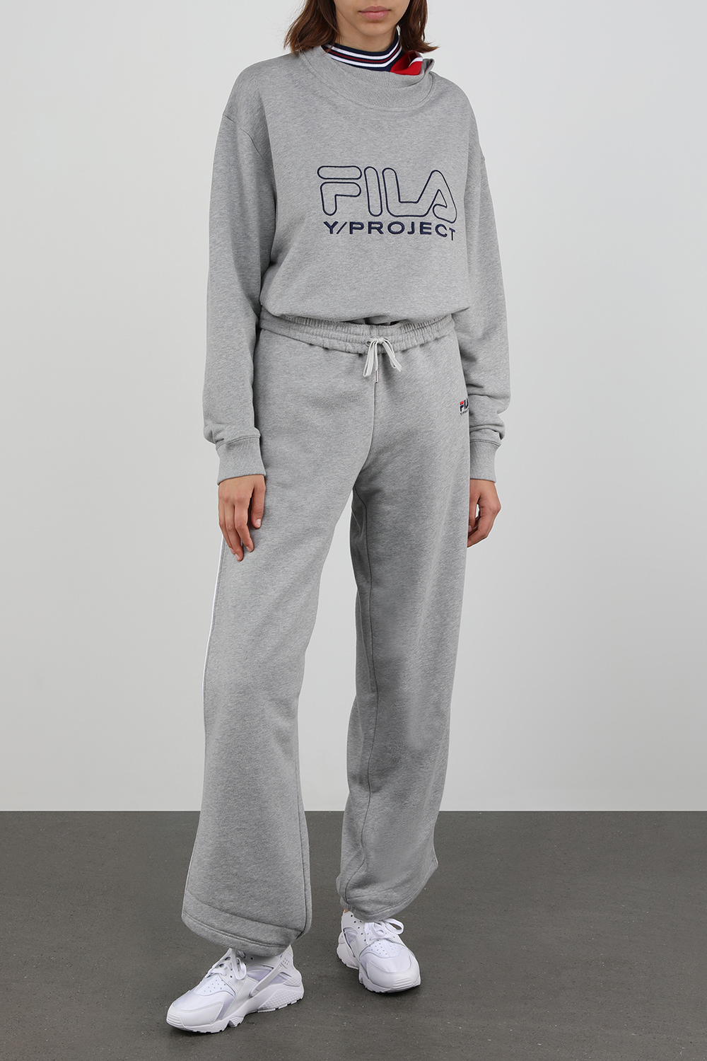 פילה X וואי פרוג'קט מכנסיים אפורים מתרחבים